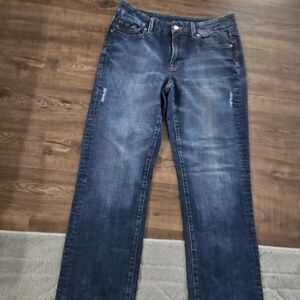 Seven7 Dark Blue Women's Boot Cut Jeans